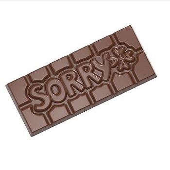Chocolate World 45g Sorry Tablet Mould